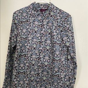J. Crew liberty of London floral print blouse